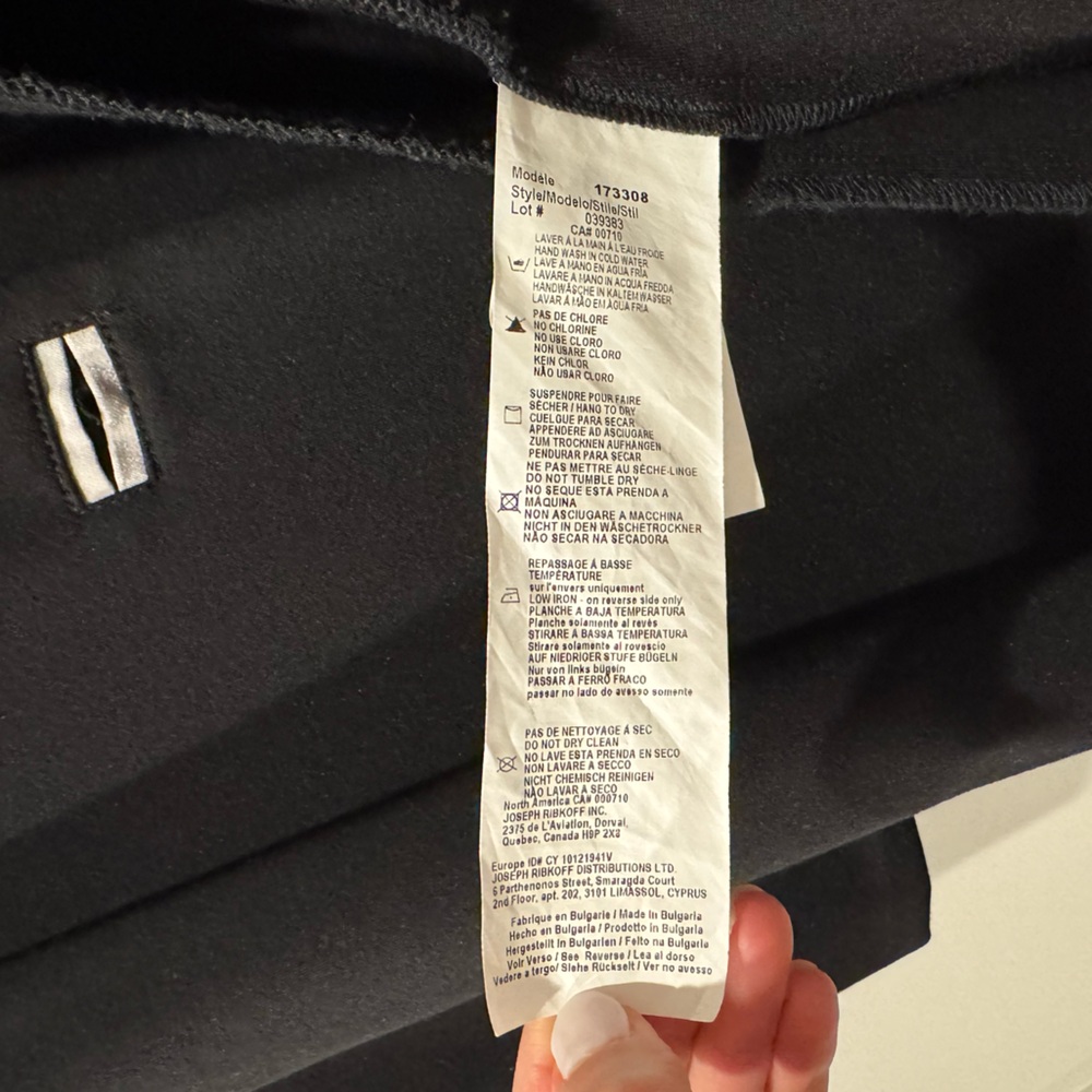 Joseph Ribkoff Black Jacket with Gold Buttons - Picture 13 of 15
